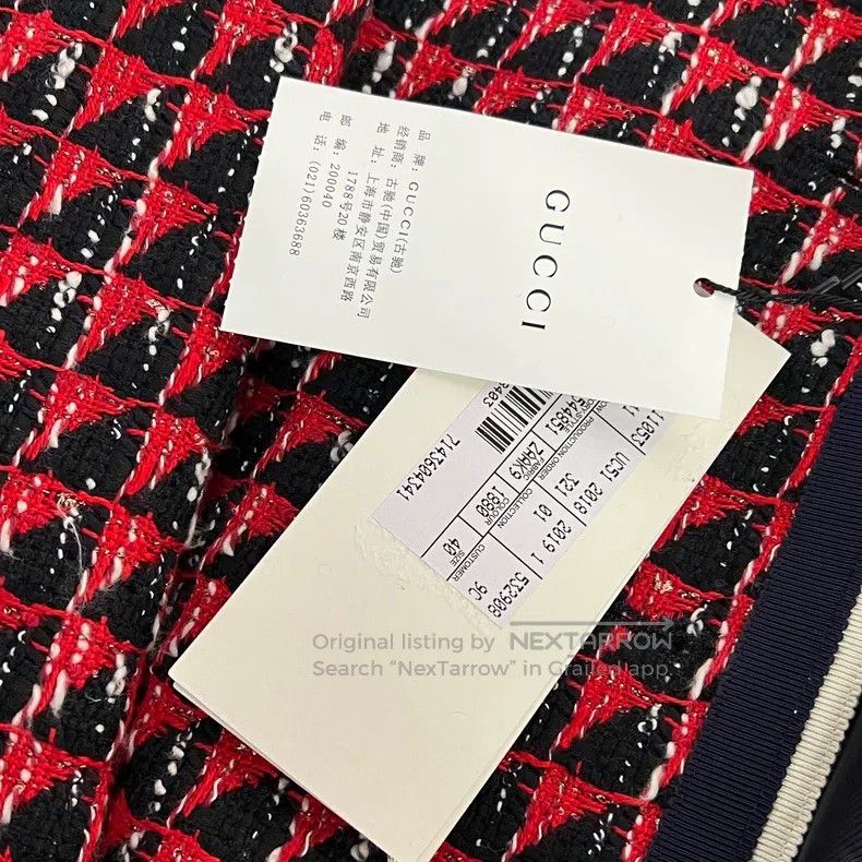 Gucci Gucci Red check coat Size S / US 4 / IT 40 - 5 Thumbnail