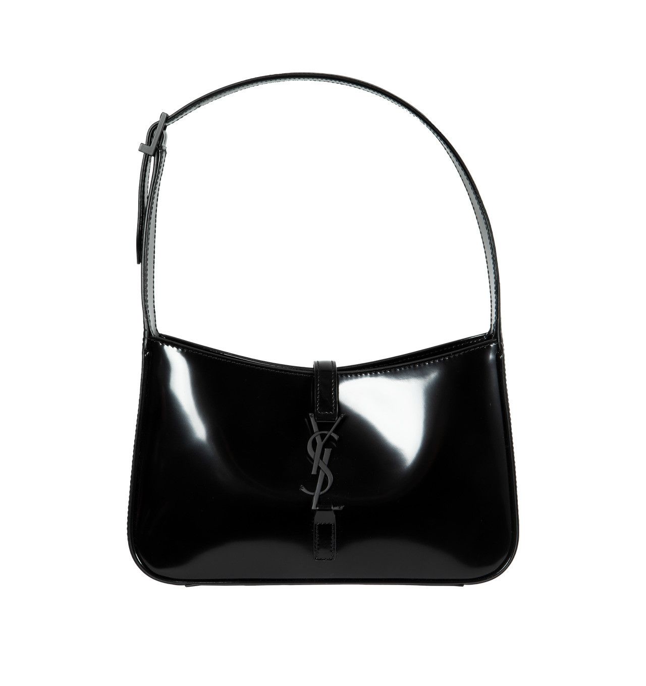 Saint Laurent Paris o1bcso1str0425 Size: OS/Le5 A7 In Shiny Leather in Black Size ONE SIZE - 1 Thumbnail