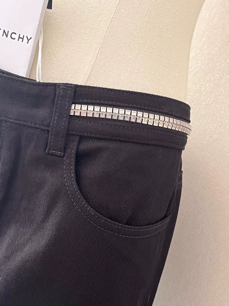 Givenchy Givenchy SizeM Men's Black Denim Jeans Size US 28 / EU 44 - 2 Thumbnail