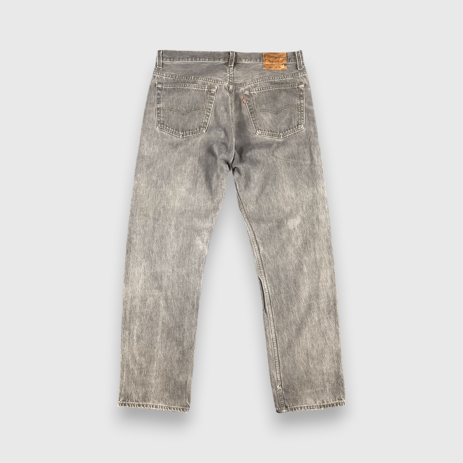 Levi's 90s Vintage Faded Black Levis 501 Jeans-J1481 Size US 37 - 2 Thumbnail
