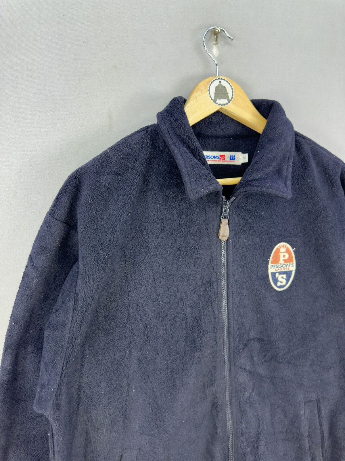 PERSON'S Person’s Sports Embroidered Logo Fleece Zipper Jacket Size US L / EU 52-54 / 3 - 2 Thumbnail