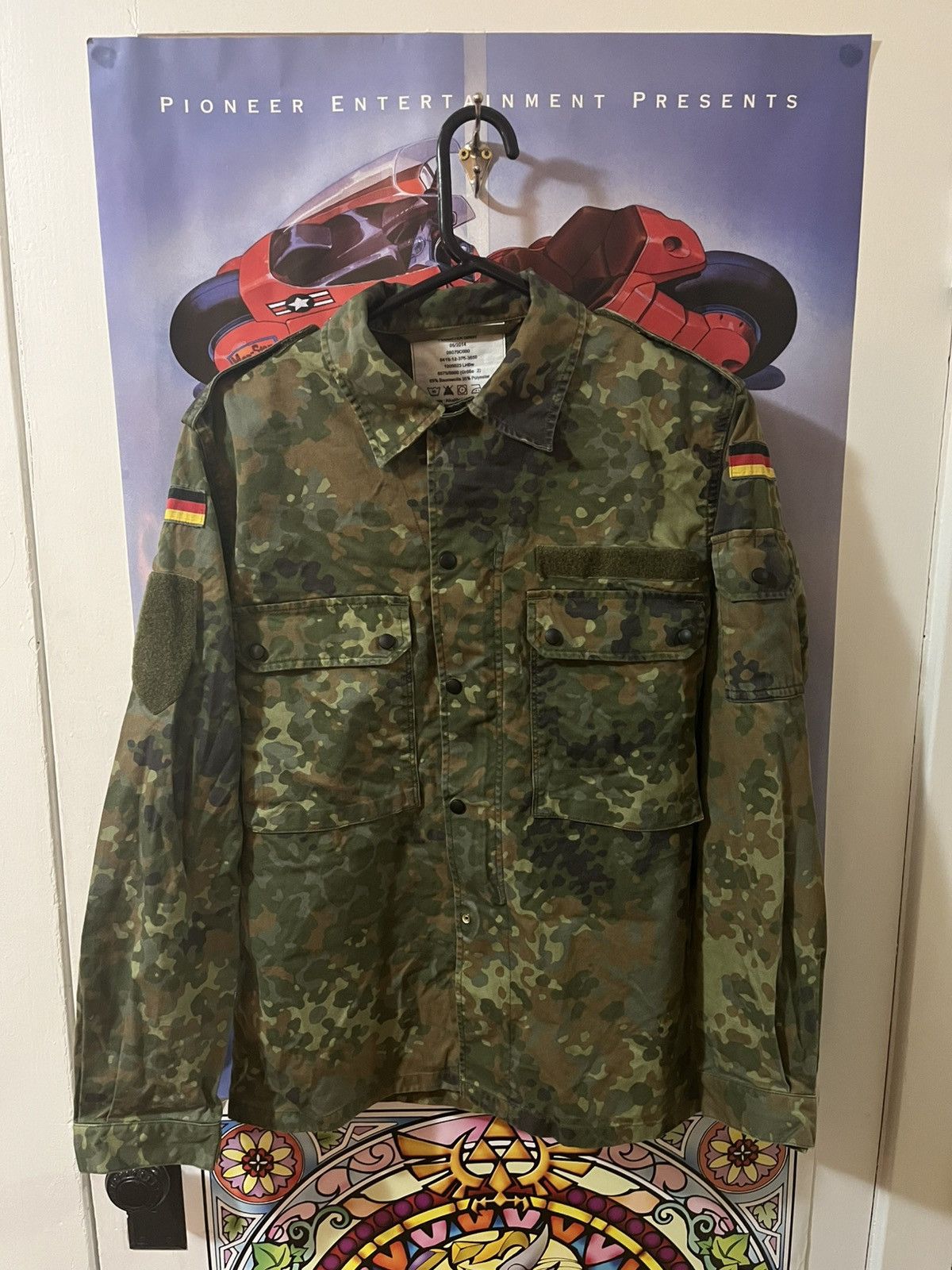 Other German Army Bundeswehr Flecktarn Zipper Shirt Size US M / EU 48-50 / 2 - 2 Thumbnail