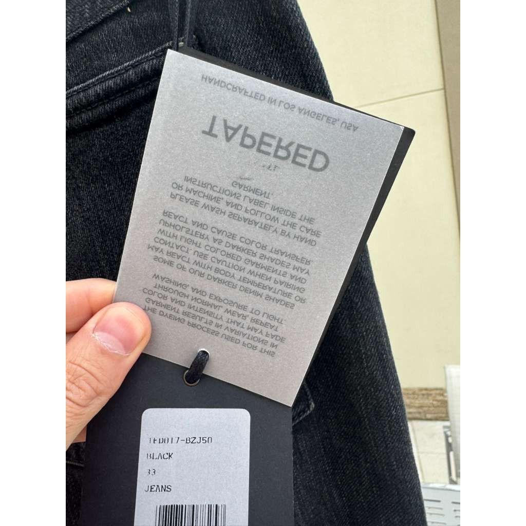Tom Ford o1rshd1 Tapered Denim Jeans in Black Size US 33 - 11 Thumbnail