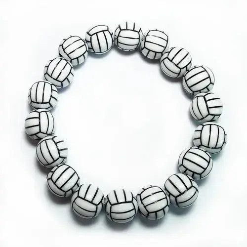 Jewelry Black Ball 8 Dice Bracelet Size ONE SIZE - 7 Thumbnail