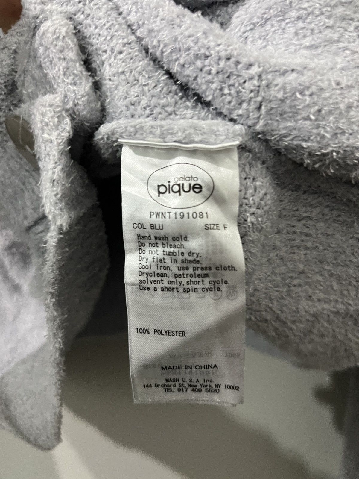 Japanese Brand GELATO PIQUE COTTON FAUX FUR CARDIGAN Size ONE SIZE - 10 Thumbnail