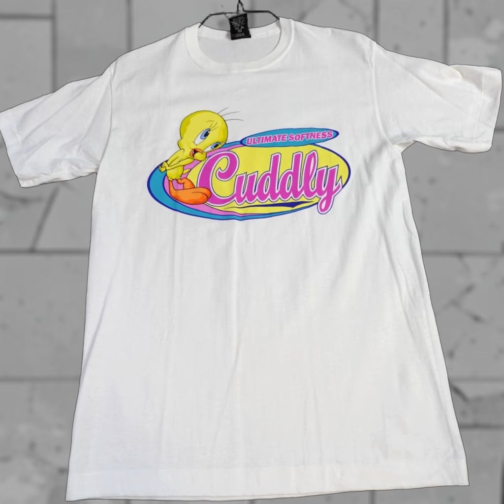 Vintage VINTAGE Tweety Bird T-shirt White 1995 Made in USA Old Stock Mens M Short Sleeve Crew Neck Shirt Size US M / EU 48-50 / 2 - 1 Thumbnail