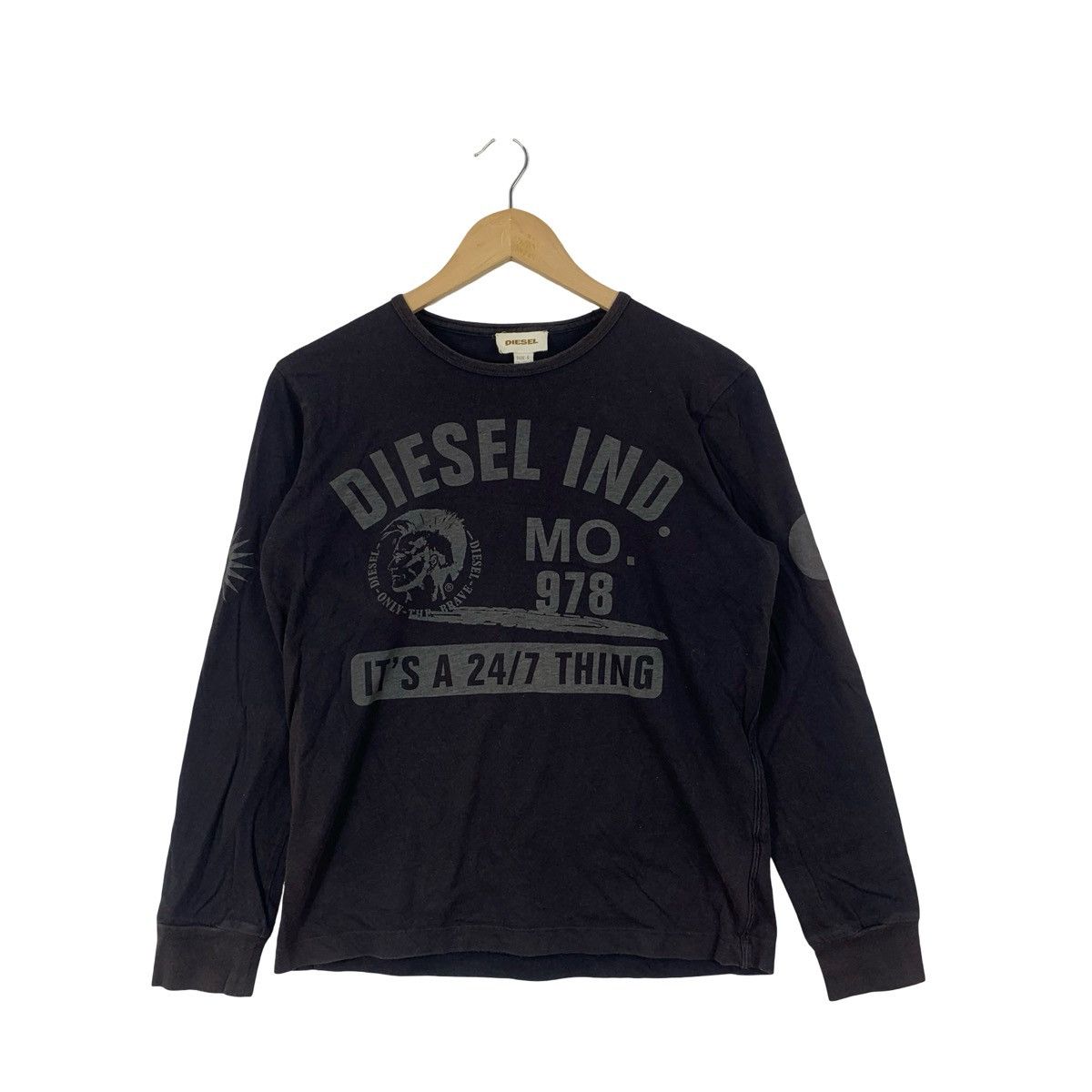 Diesel DIESEL IND Mo 978 Collection Tee Shirt Top Long Sleeve Size US S / EU 44-46 / 1 - 3 Thumbnail