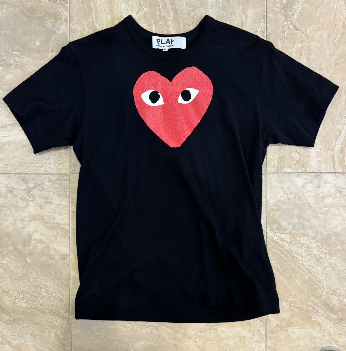 Comme Des Garcons Play CDG Play Big Heart tee Grailed