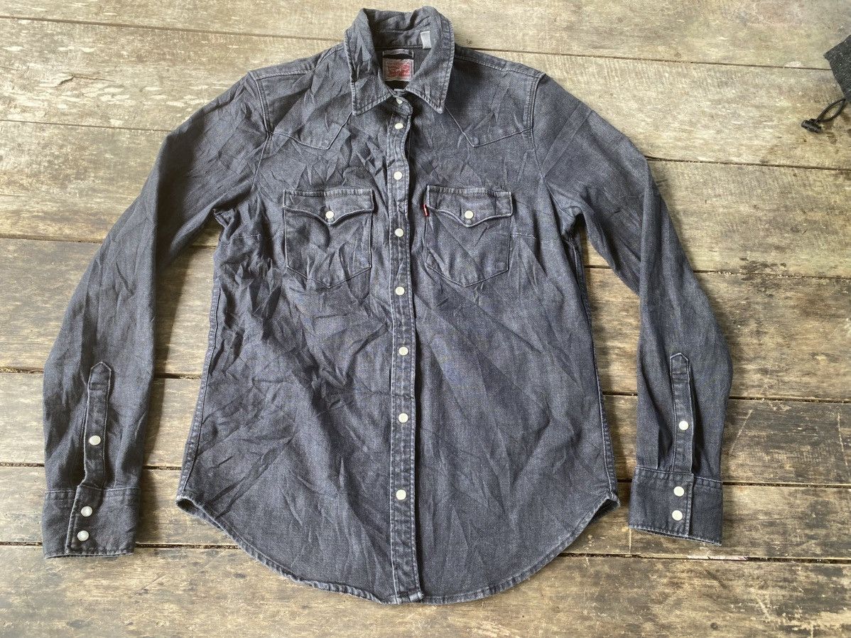 Levi's Levis size S snap button ling sleeve Size US S / EU 44-46 / 1 - 2 Thumbnail