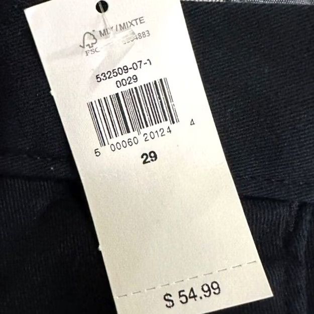 Banana Republic VINTAGE Banana Republic Shorts Mens 29X10 Aiden Navy Blue Khaki Stretch Casual NEW Size US 29 - 2 Thumbnail