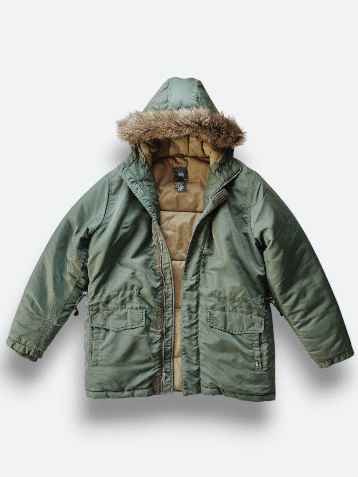Stussy × Vintage Stussy Parka Puffer Jacket Size US M / EU 48-50 / 2 - 3 Thumbnail