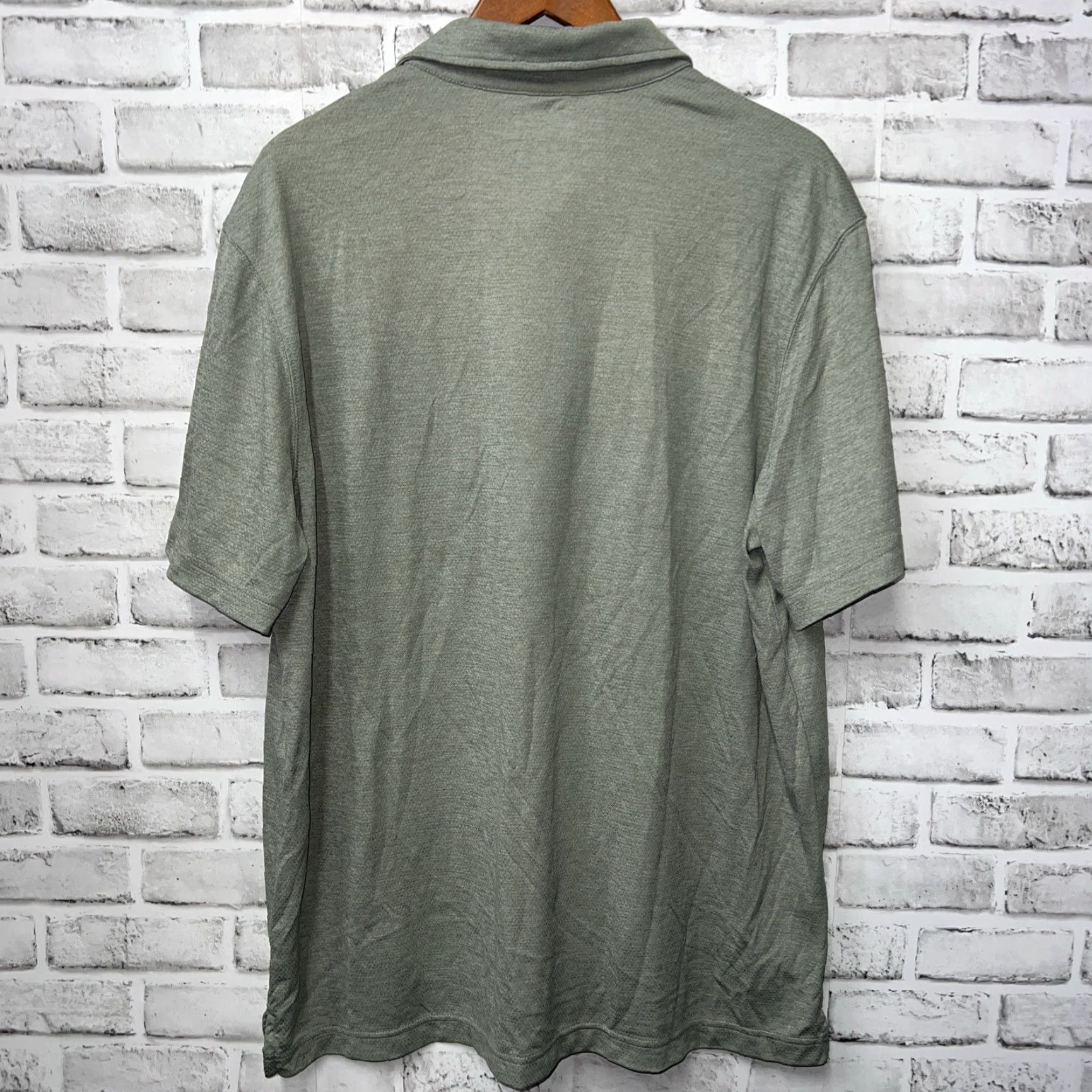 CO Duluth Trading Co Polo Shirt Mens Size L Gray/Green Shirt Mens L Gray Duluth Polo Shirt Size US L / EU 52-54 / 3 - 5 Thumbnail