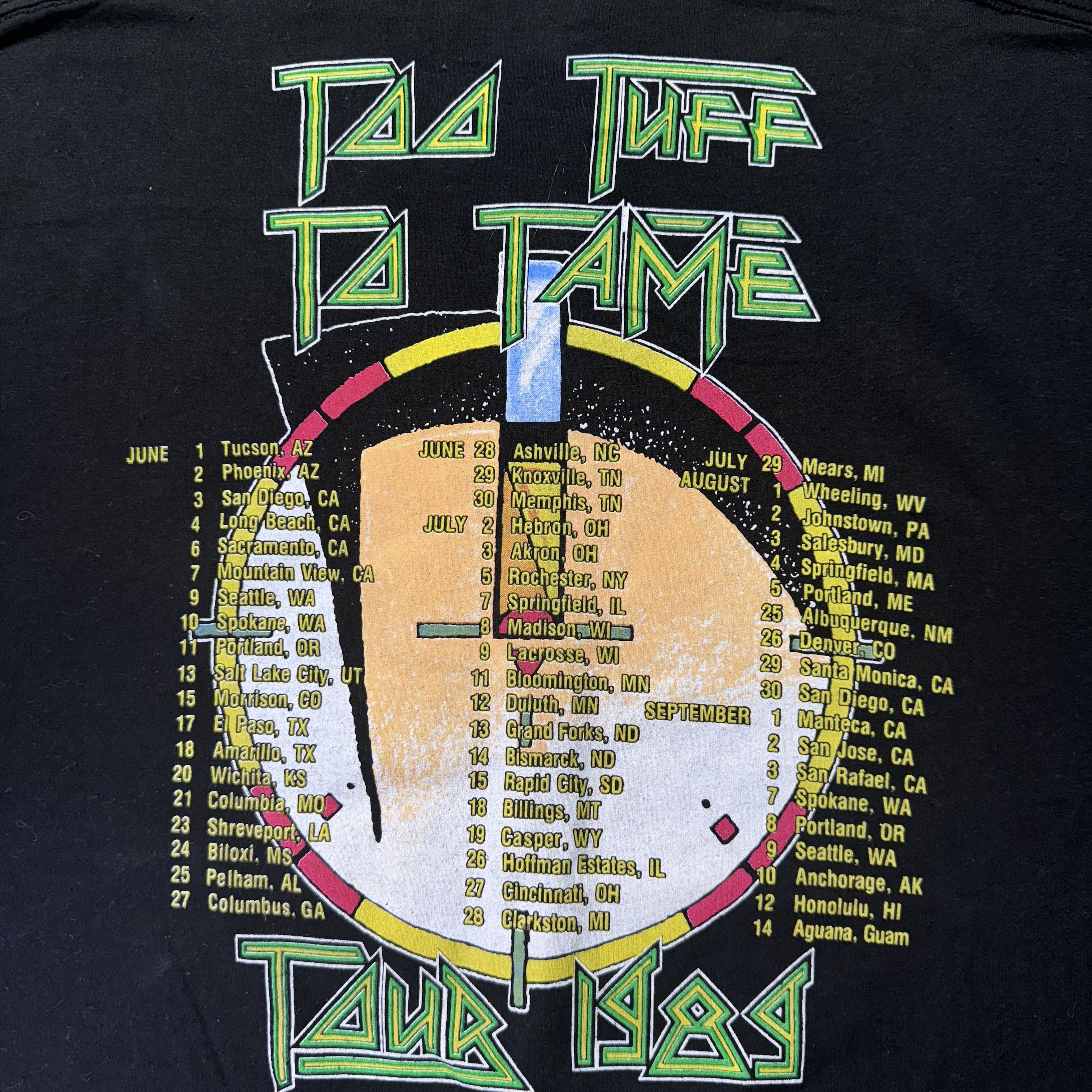 TEE JAYS Vintage 80s Winger Too Tuff Concert T Shirt Tee Jays Tag XL Size US XL / EU 56 / 4 - 8 Thumbnail