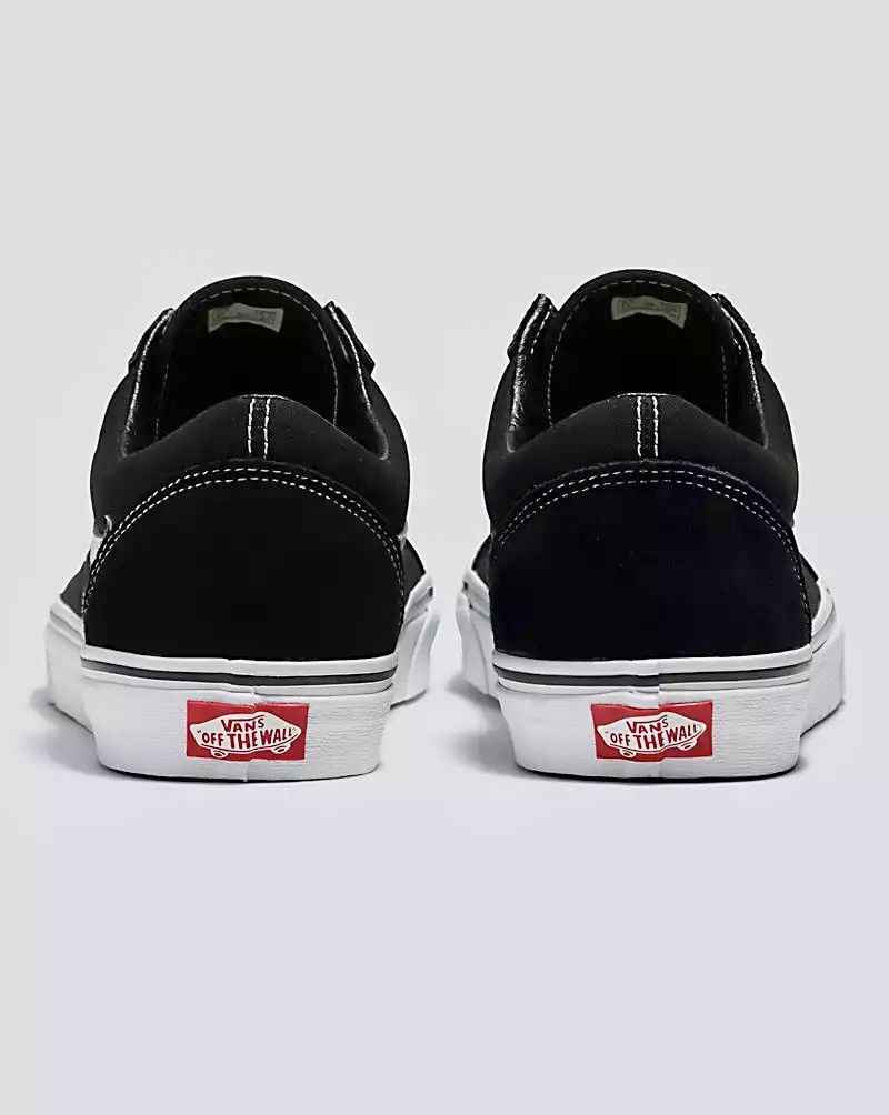 Vans Vans Old Skool Shoes Black White Low Top Sneakers Size US 12 / EU 45 - 4 Thumbnail