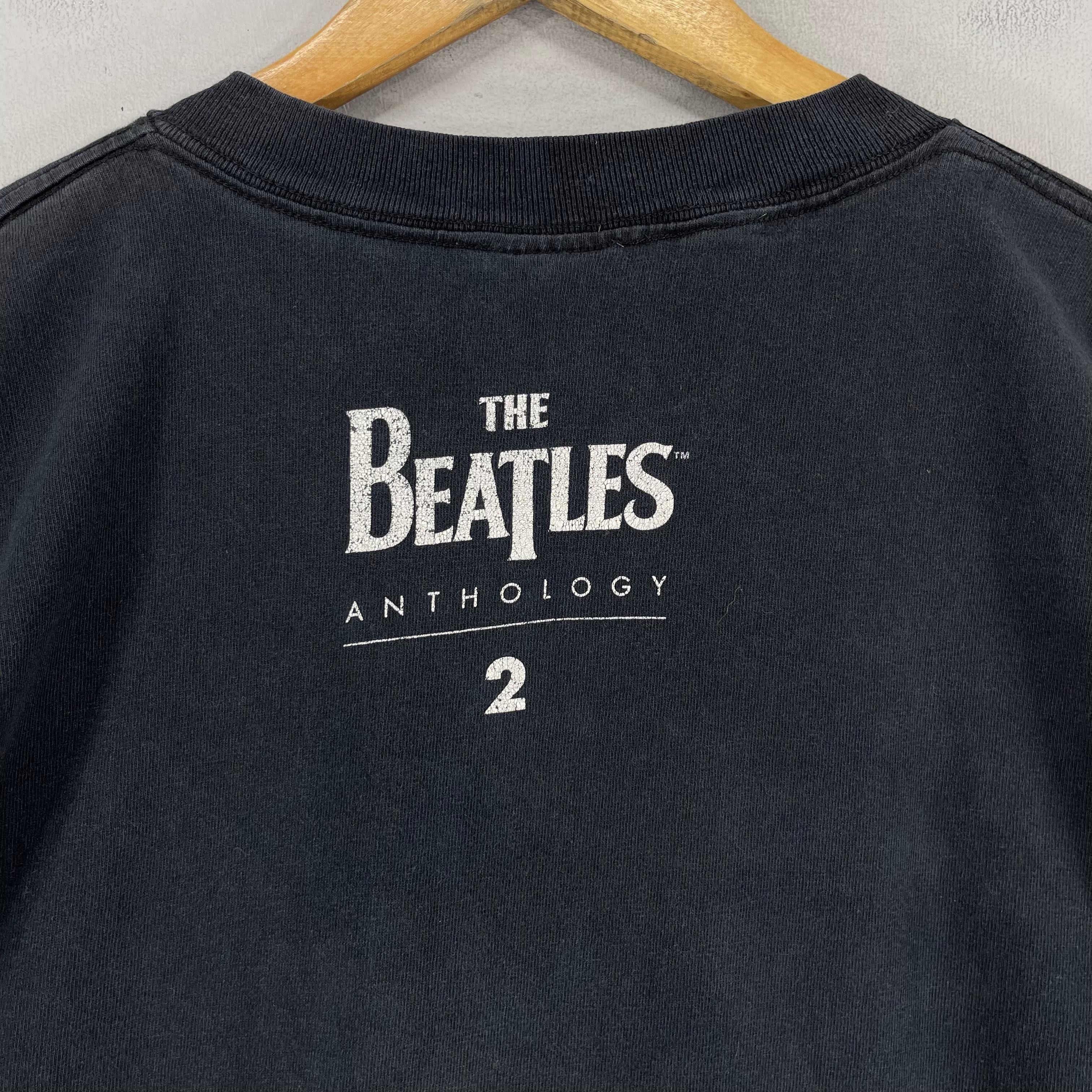 Band Tees × Vintage Vintage 1990s THE BEATLES Anthology 2 Concert Band Tour Tee Size US L / EU 52-54 / 3 - 8 Thumbnail