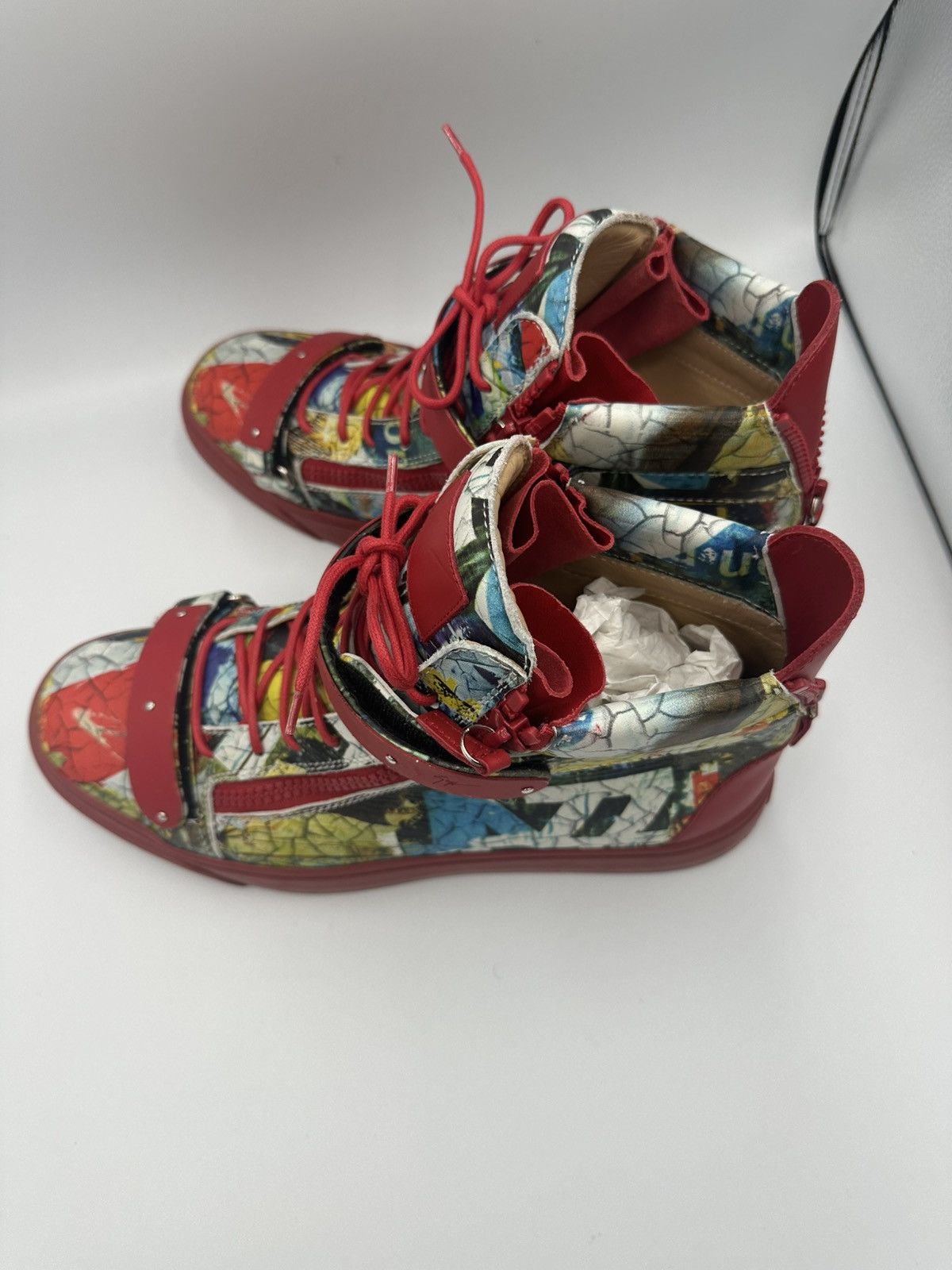 Giuseppe Zanotti Giuseppe Zanotti High Top Sneakers Size US 15 / EU 48 - 14 Thumbnail