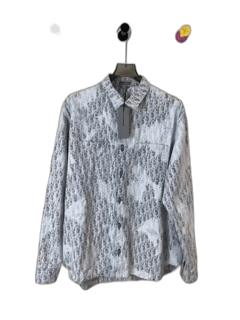 Dior Dior Logo Denim Shirt with Tag-2505 Size US M / EU 48-50 / 2 - 1 Thumbnail