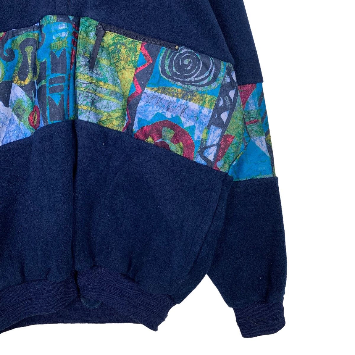 Japanese Brand SPLASHDOWN Graphic Single Pocket Fleece Jacket #0295-C13 Size US L / EU 52-54 / 3 - 5 Thumbnail