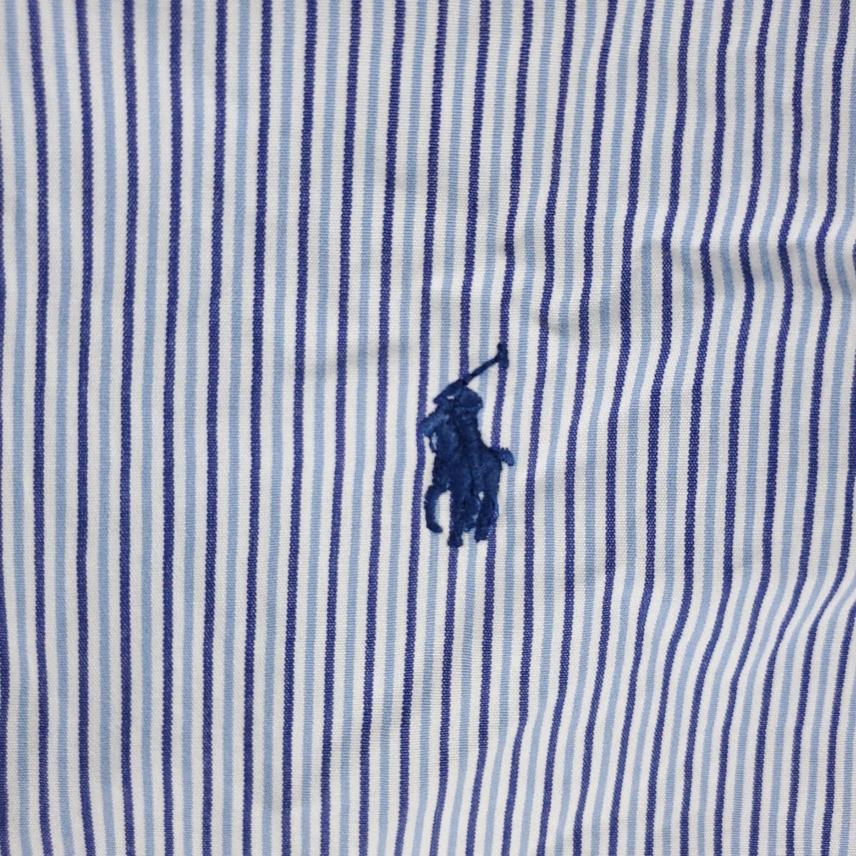 Ralph Lauren Ralph Lauren Blue Striped Button-Up Shirt Mens Large Long Sleeve Casual Preppy Size US L / EU 52-54 / 3 - 2 Thumbnail
