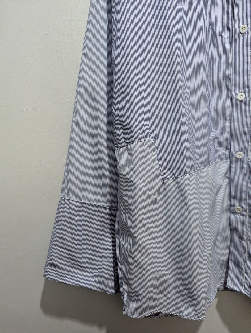 Japanese Brand Random Stripe Patchwork Comme des Garcons alt Size US L / EU 52-54 / 3 - 3 Thumbnail