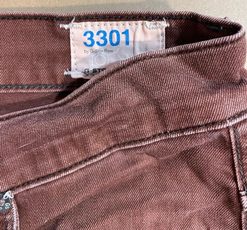G-Star G Star Raw 3301 jeans size 34 Size US 34 / EU 50 - 4 Thumbnail
