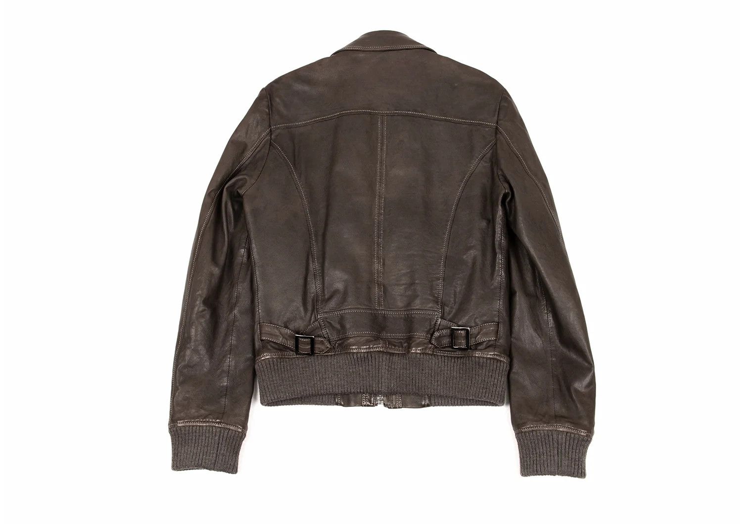 Dolce & Gabbana Pocket Design Quilted Lining Lambskin Leather Blouson Brown Size US S / EU 44-46 / 1 - 13 Thumbnail