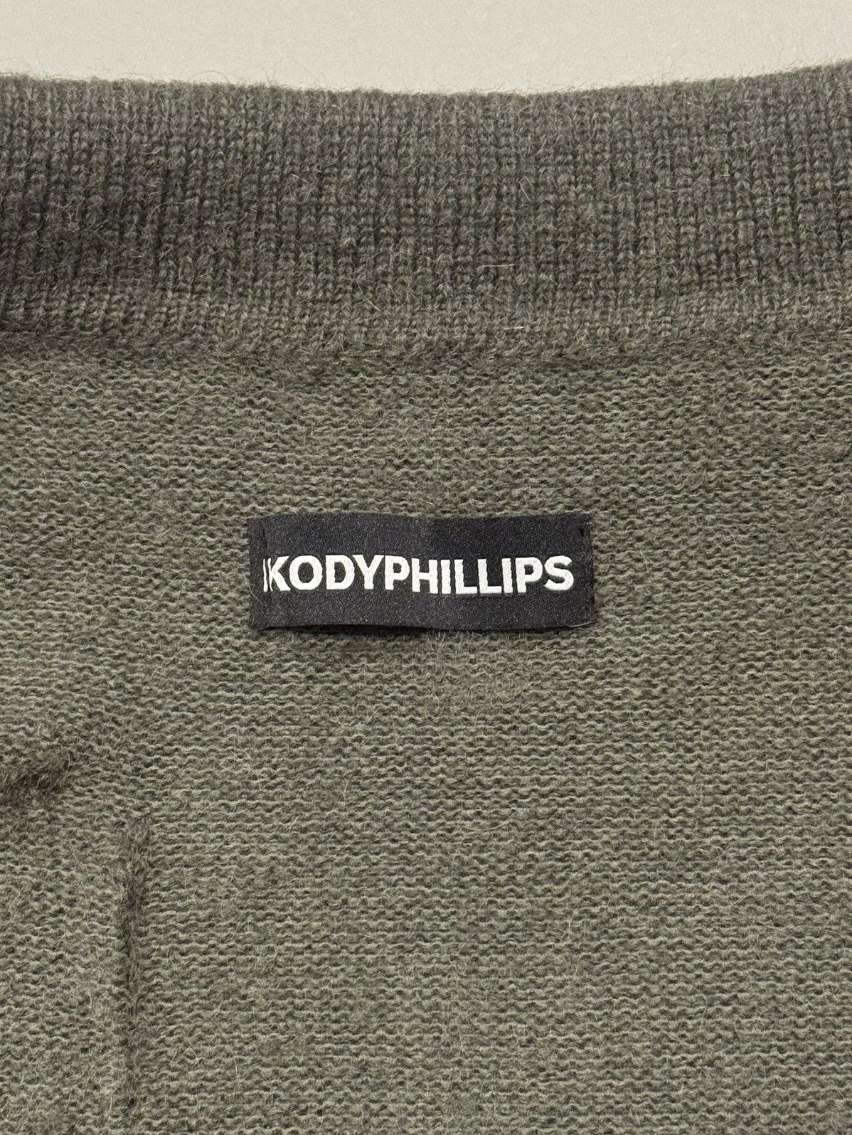 Kody Phillips Kody Phillips Green Mohair Cargo Cardigan Size US L / EU 52-54 / 3 - 3 Thumbnail