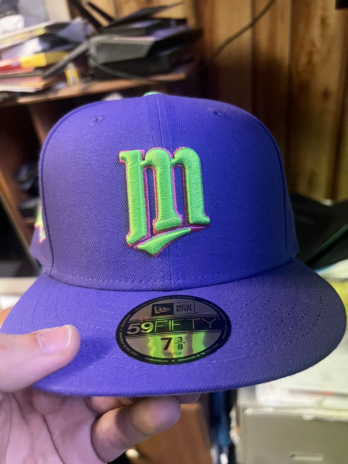 New Era fitted hat lot of 5- 7 3/8 and 7 1/4