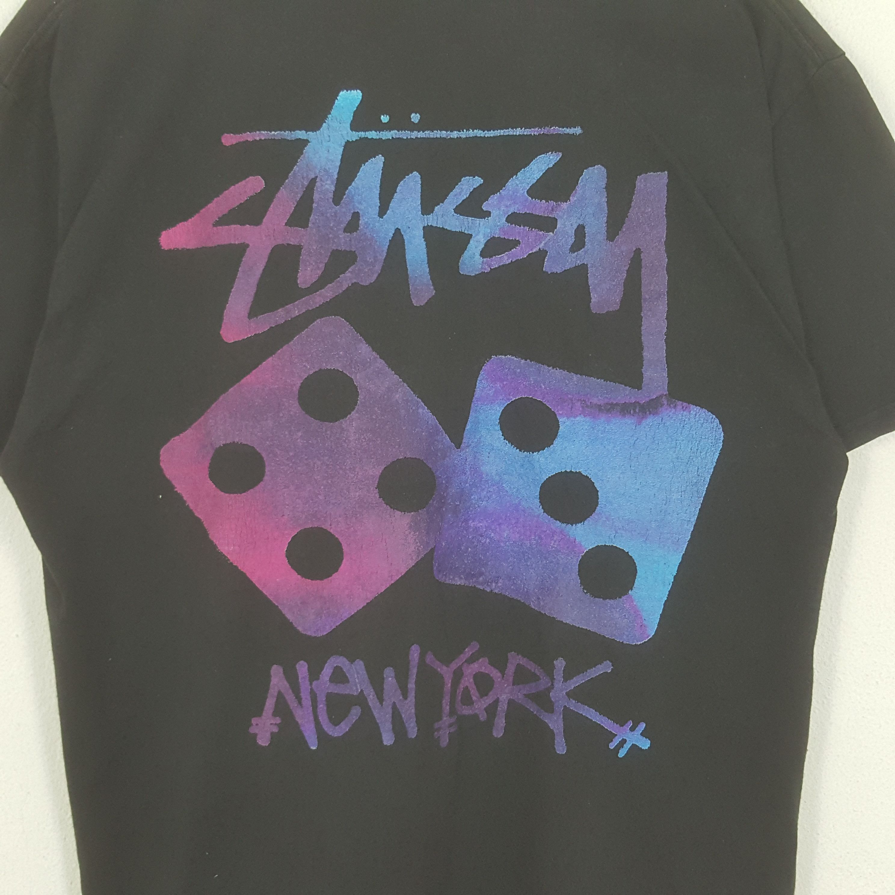 Stussy Vintage Stussy Dice New York Streetwear Tshirt Size US L / EU 52-54 / 3 - 2 Thumbnail
