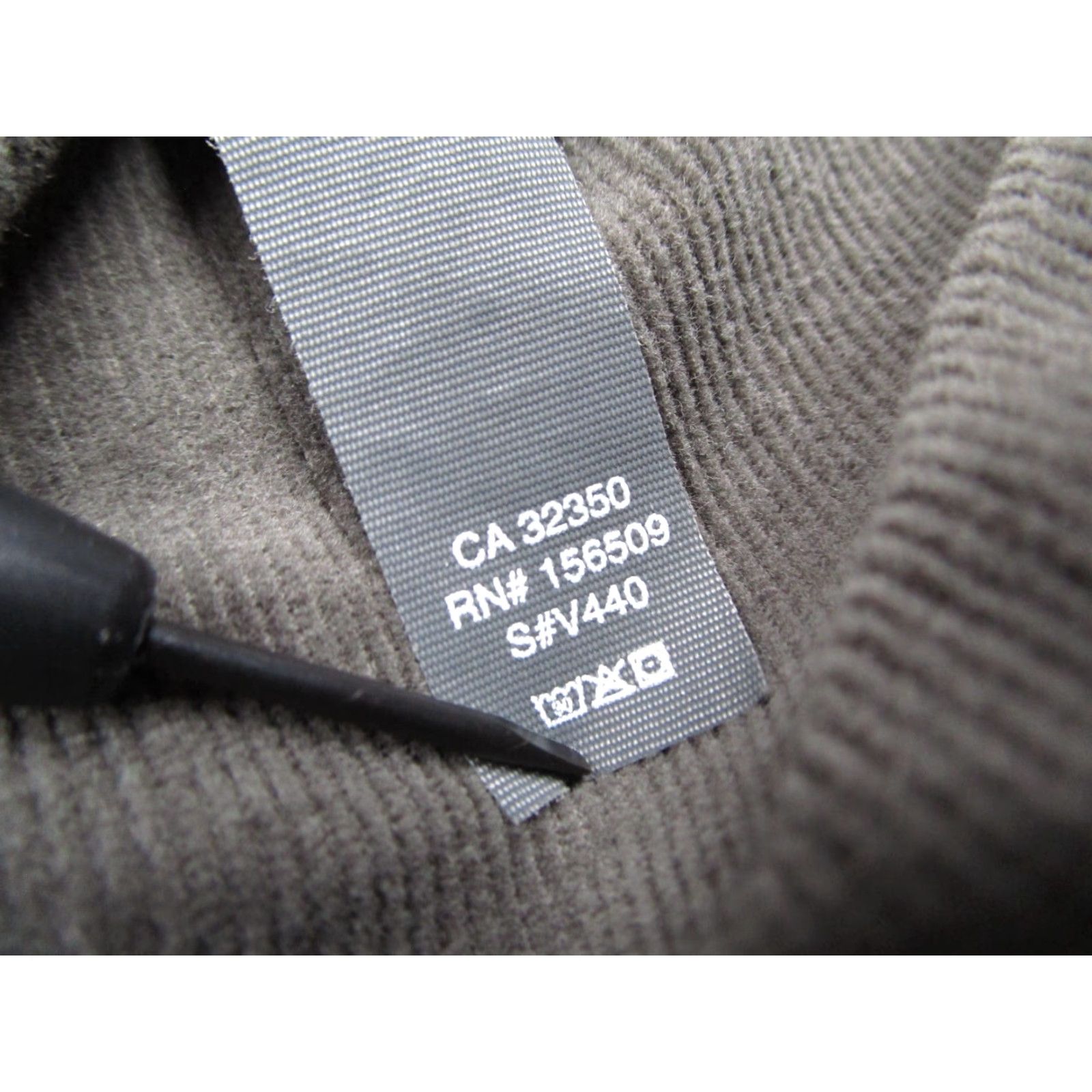 Vuori Vuori Pants Men Small Gray OPTIMIST CORDUROY V440 - 5-Pocket, Flat Front, Drawstring Waist - Cotton Blend - Made in China - Casual Work Size US 29 - 4 Thumbnail