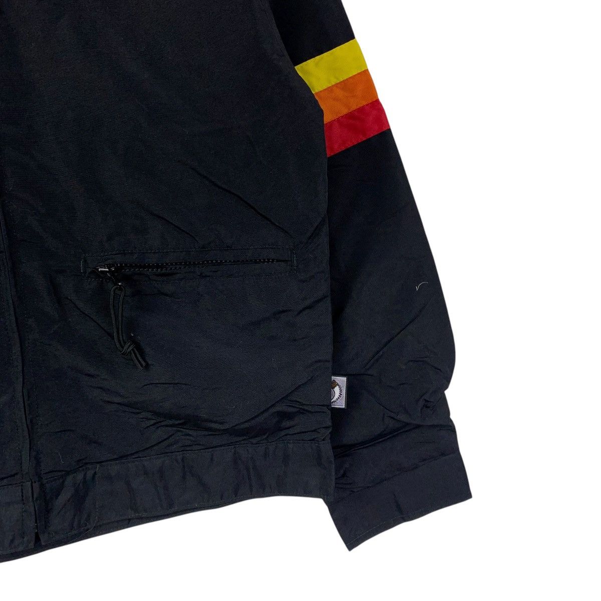 Split Vintage SPLIT 5000 Black Nylon Jacket Made in USA Red Yellow Size US XS / EU 42 / 0 - 5 Thumbnail