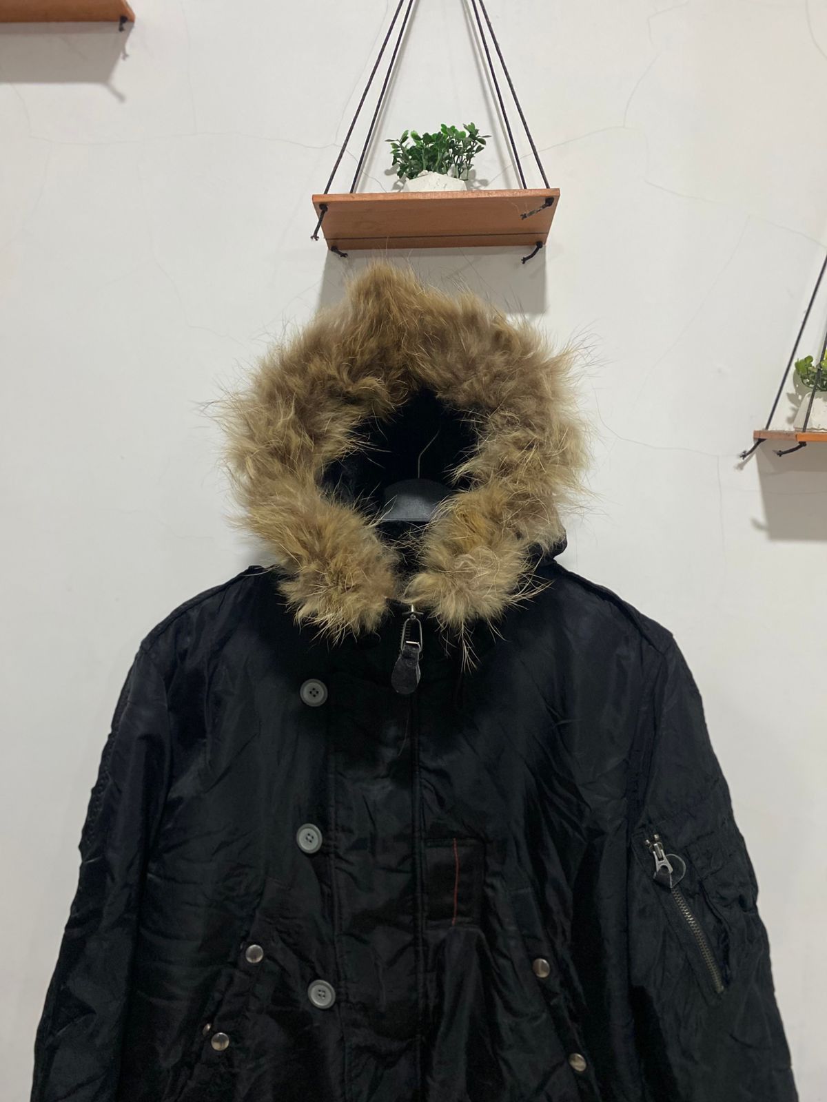 Avirex Avirex fur military parka jacket punk style Size US L / EU 52-54 / 3 - 2 Thumbnail