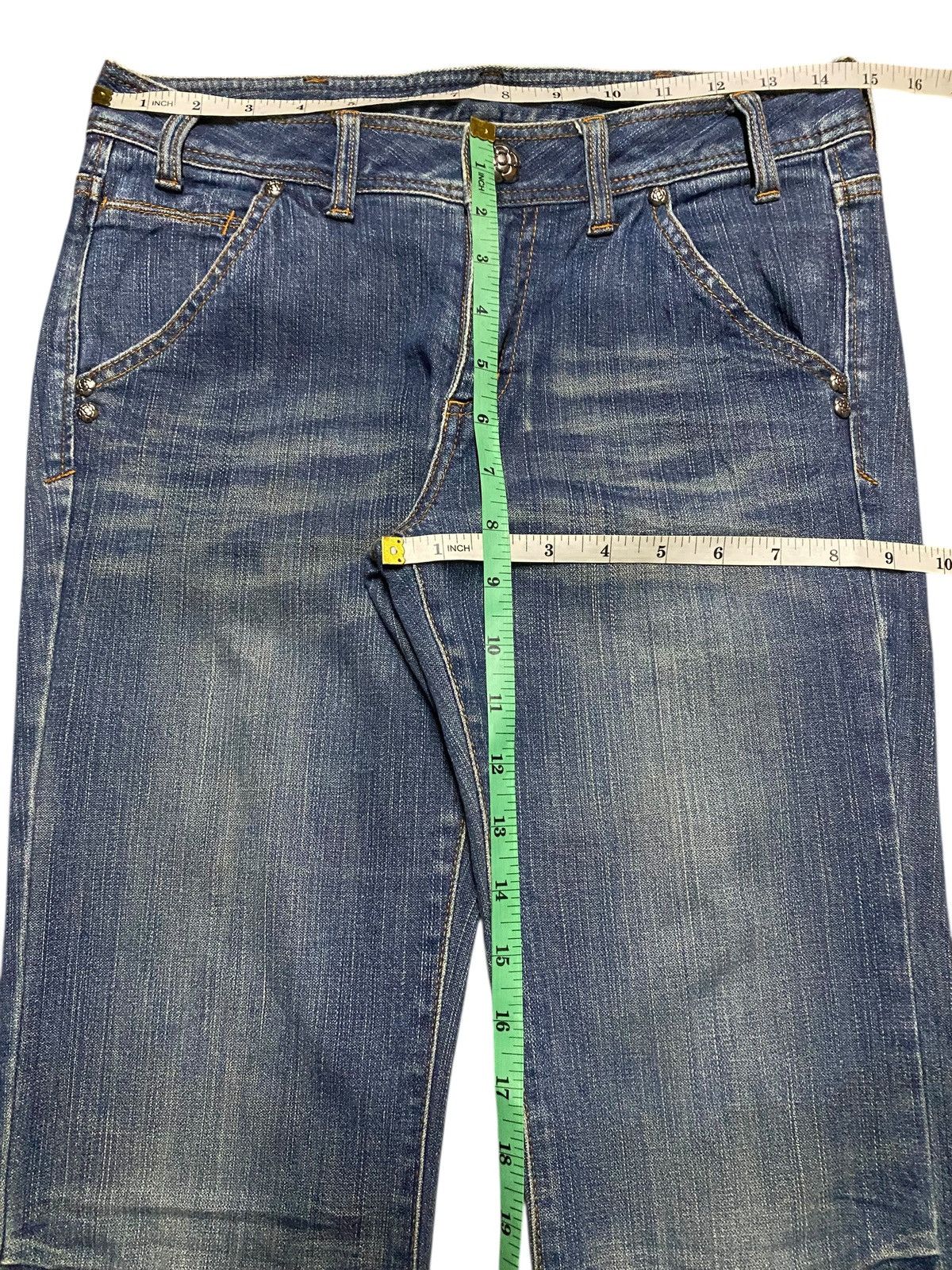 Other Vintage Japan Brand Clathas Flower Button Flare Jeans Size US 30 / EU 46 - 10 Thumbnail