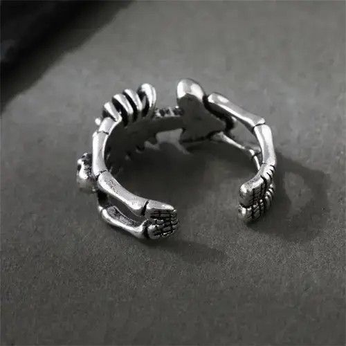 Designer × Vintage Vintage Skull Bones 🦴 Rings Unisex Size ONE SIZE - 4 Thumbnail