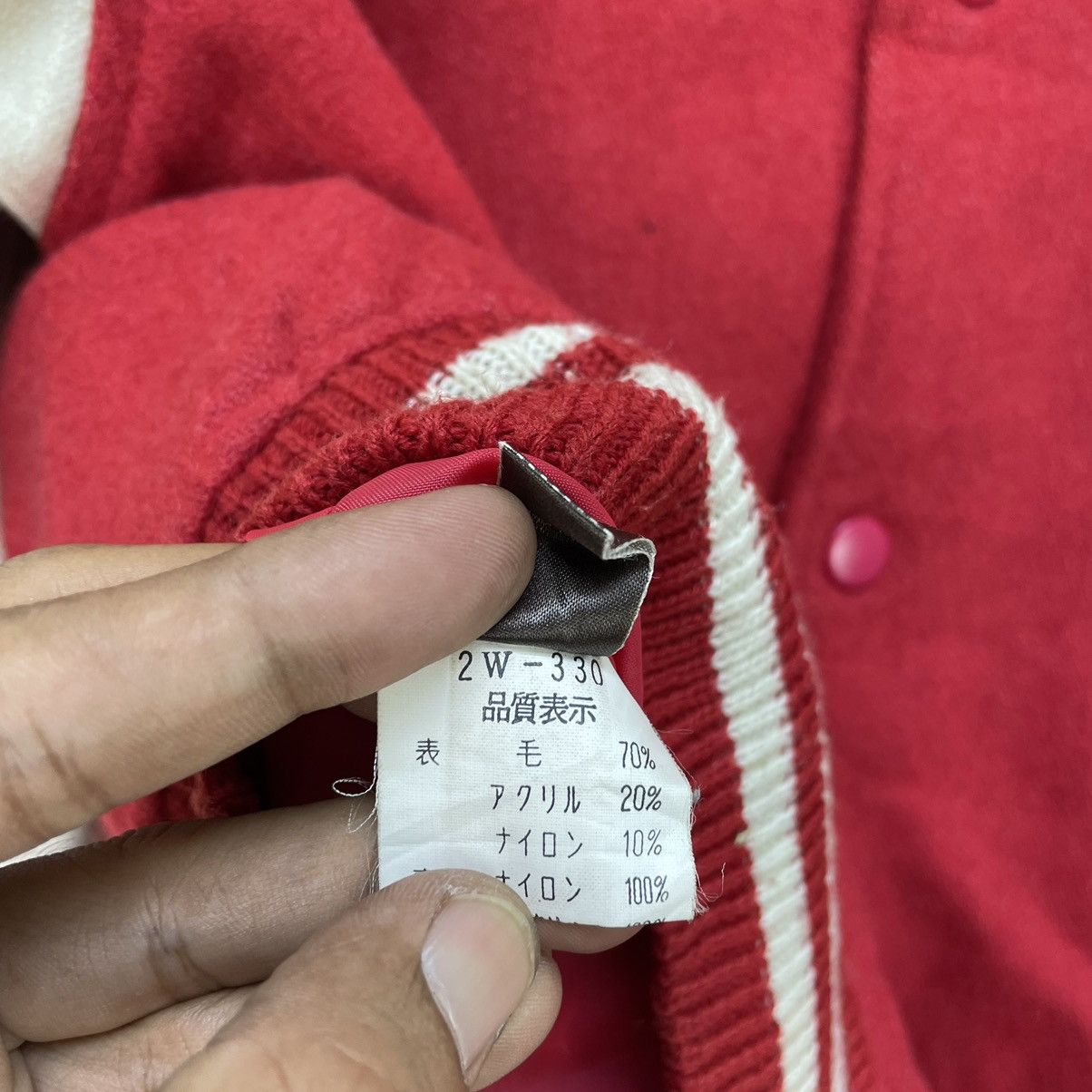 Japanese Brand × Vintage Mickey Mouse Varsity Bomber Jacket Size M / US 6-8 / IT 42-44 - 7 Thumbnail
