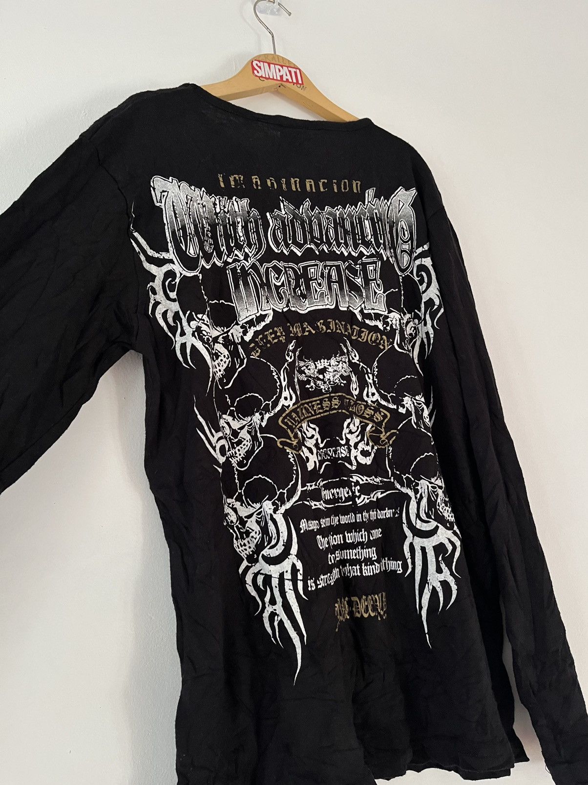 Japanese Brand Y2K Japanese The Breakers Poem Skull Big Logo Size US M / EU 48-50 / 2 - 5 Thumbnail