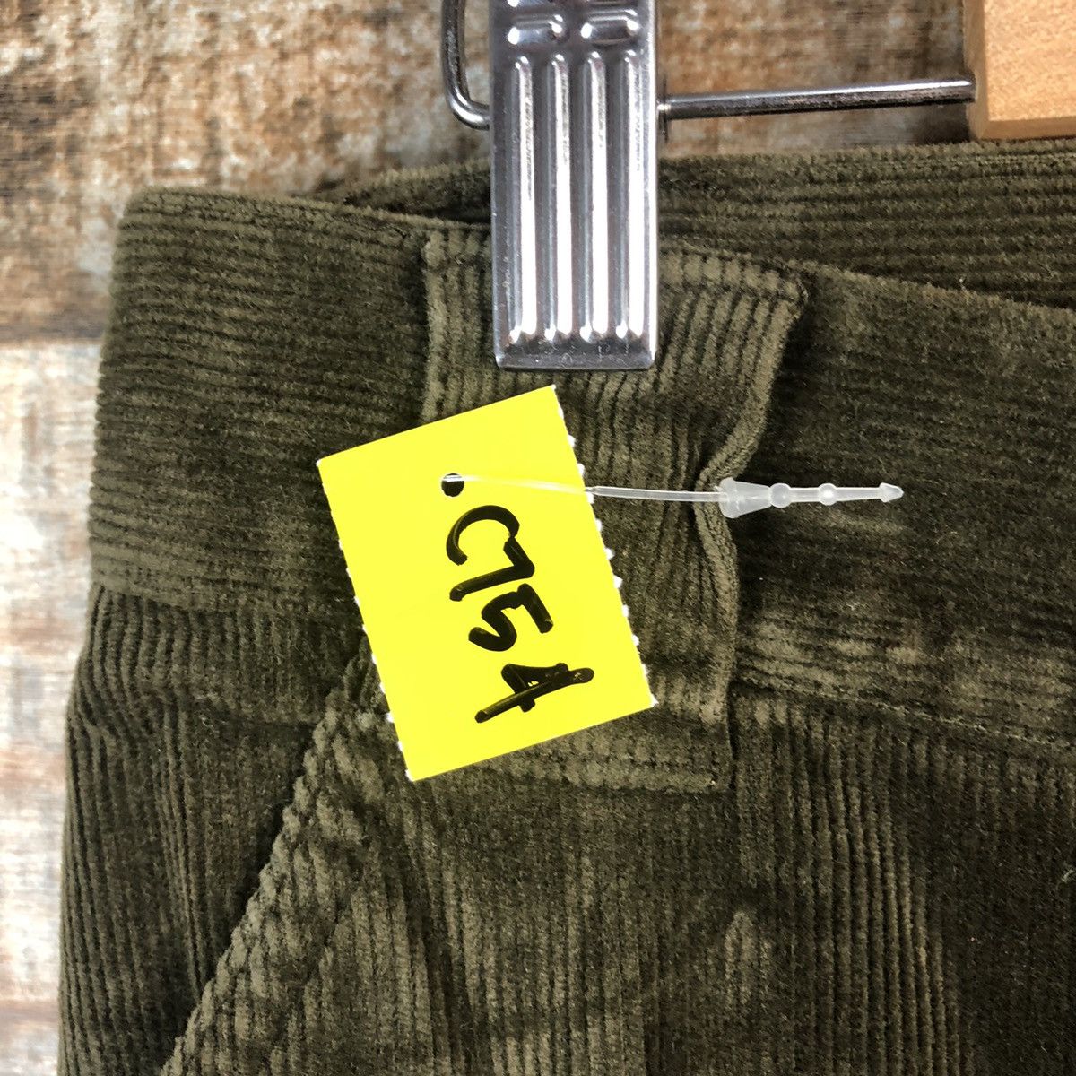 DL Ralph Lauren Green Multipocket Corduroy Pants #C754