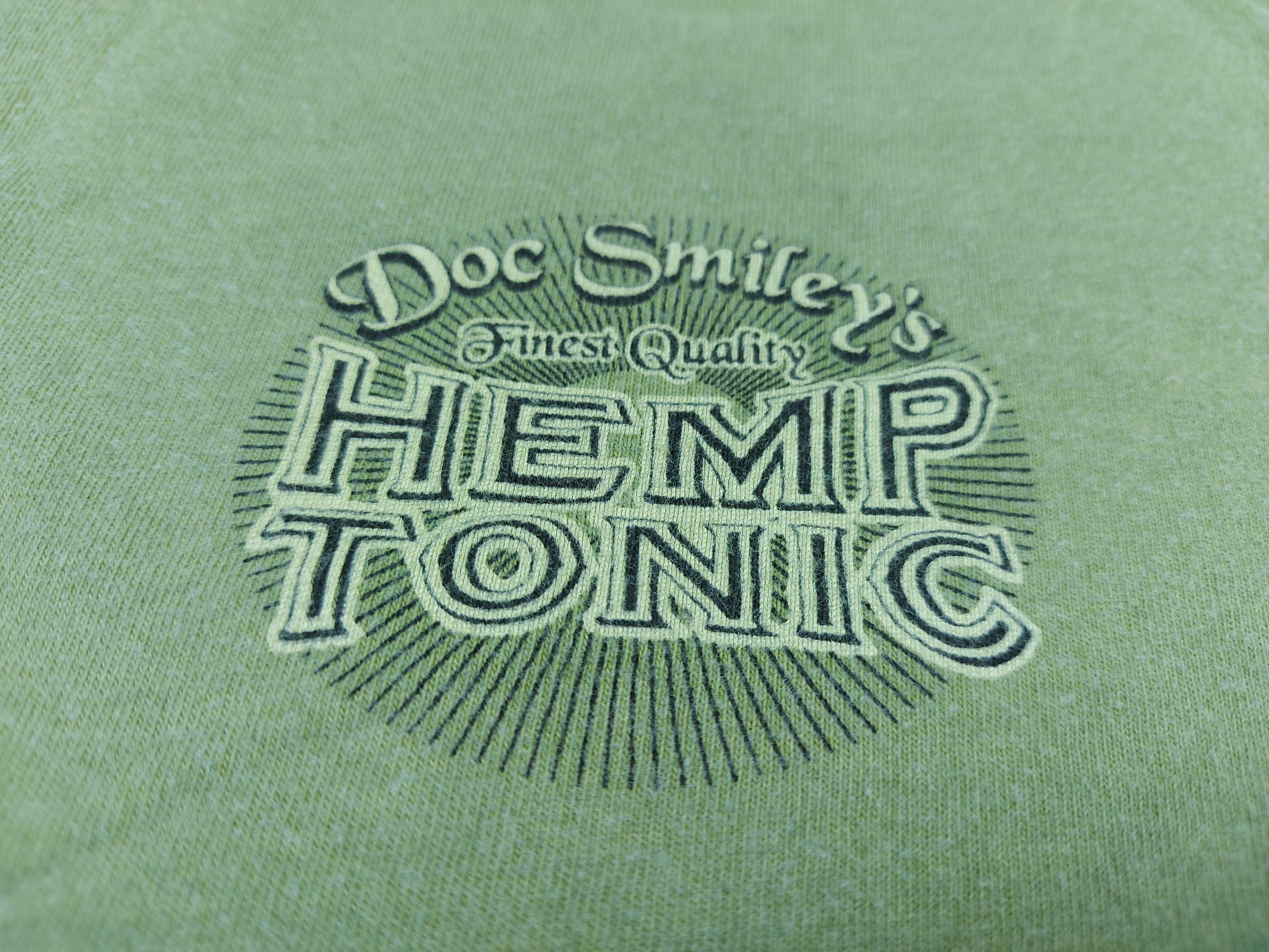 Vintage Vintage Crazy Shirts Dr. Smiley’s Hemp Tonic TEE Size US L / EU 52-54 / 3 - 5 Thumbnail