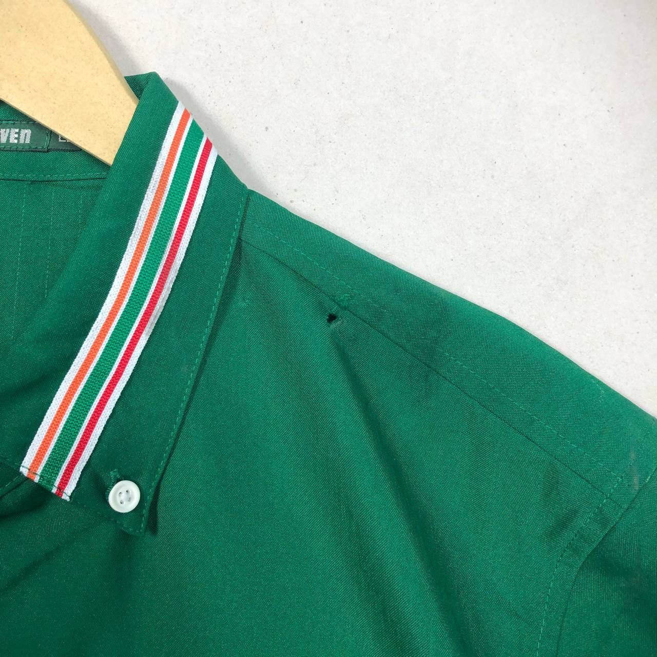 Beauty Beast × Vintage Crazy Vintage 90s 7 Eleven Zipper Shirt Streetwear Size US L / EU 52-54 / 3 - 7 Thumbnail
