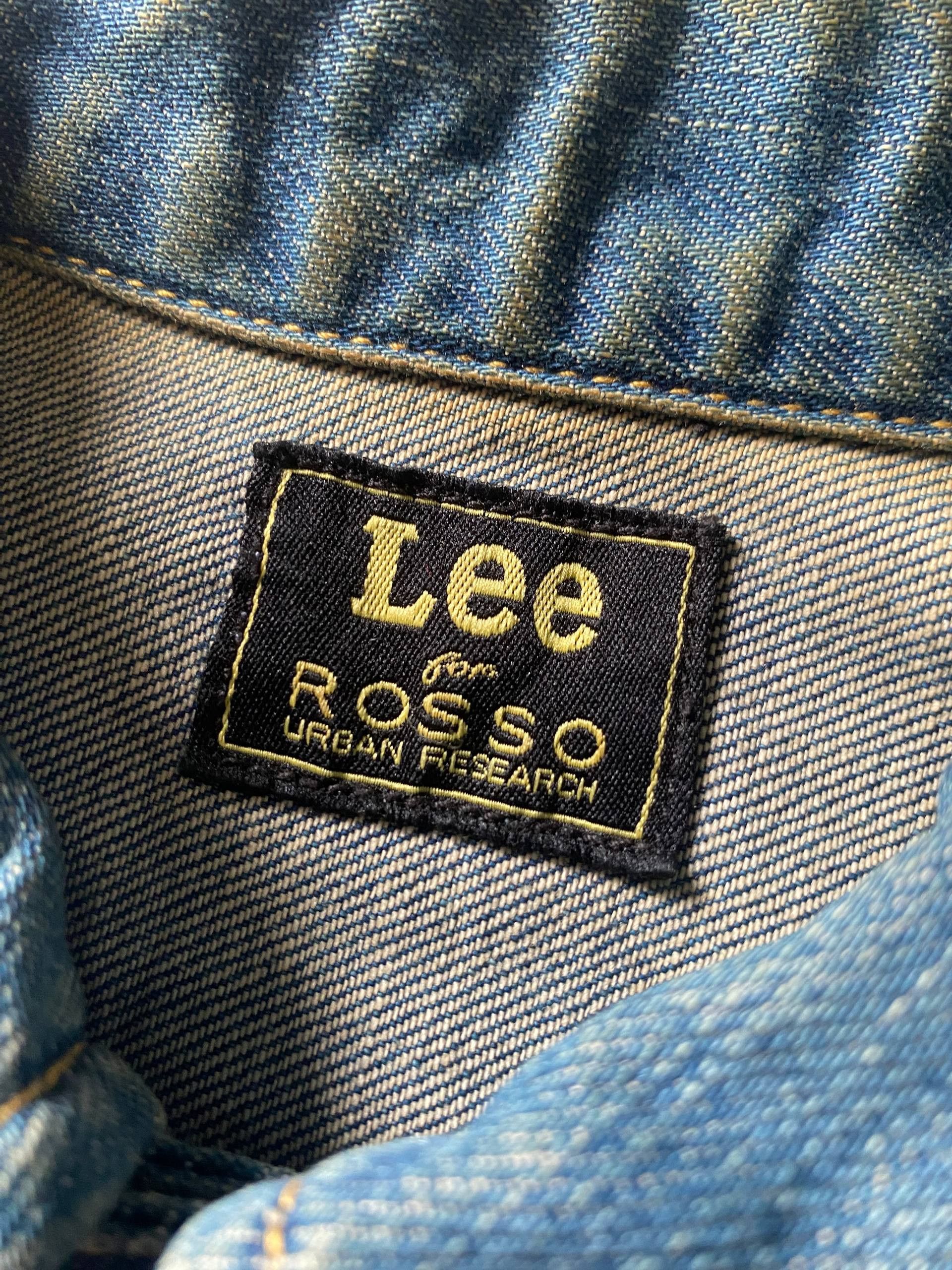 Lee Rare!!! Lee For Rosso Denim Trucker Jacket Size XS / US 0-2 / IT 36-38 - 4 Thumbnail
