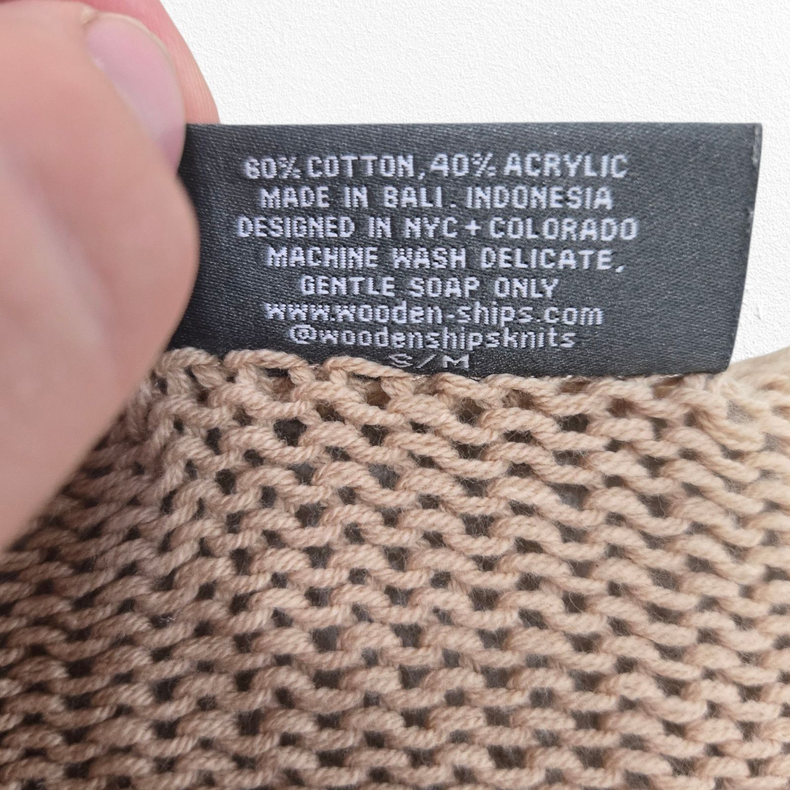 Other Wooden Ships LOVE Knit Sweater Pullover Size Medium Size M / US 6-8 / IT 42-44 - 6 Thumbnail