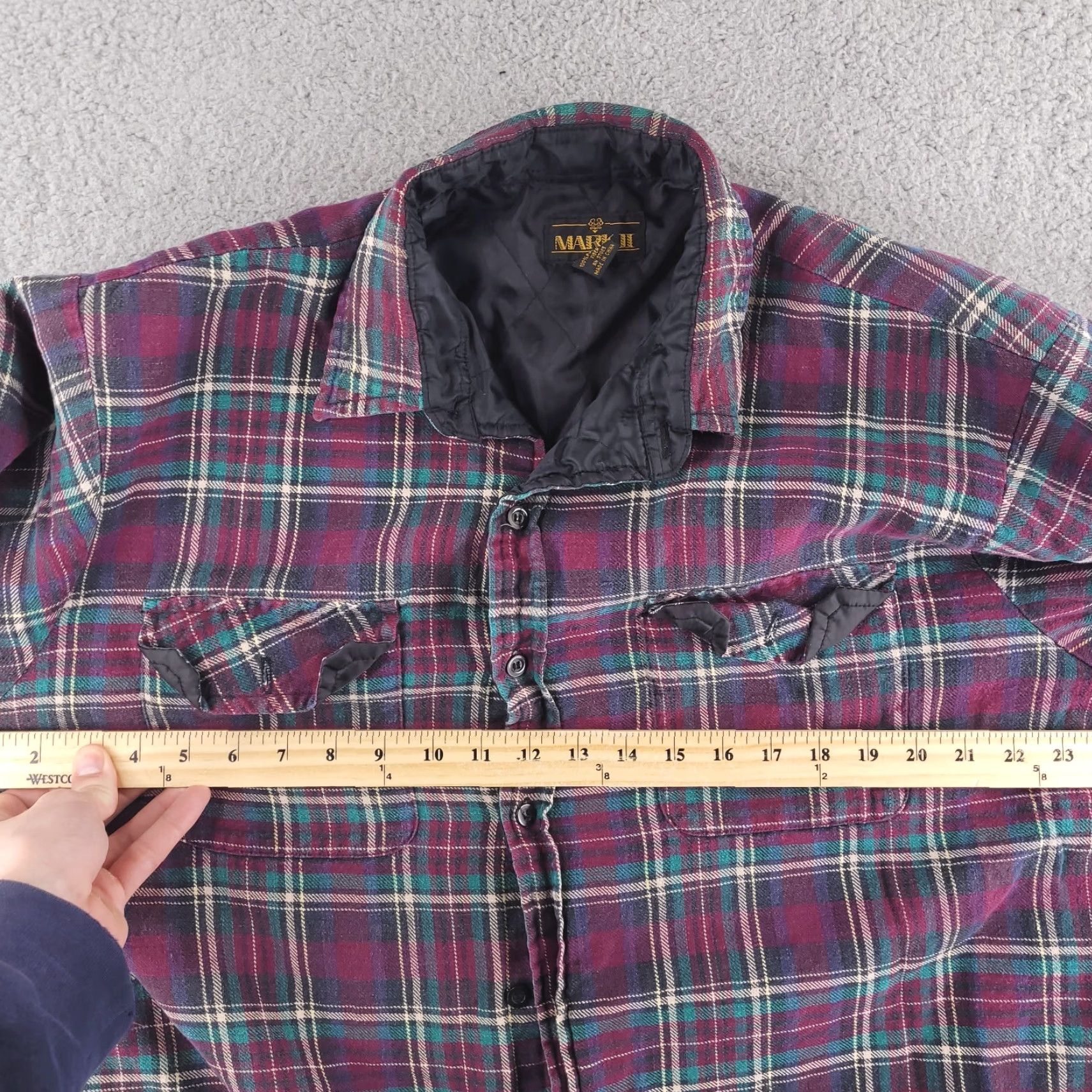 Vintage VINTAGE Mark II Jacket Mens XL Flannel Overcoat Quilted Plaid Red Size US XL / EU 56 / 4 - 6 Thumbnail