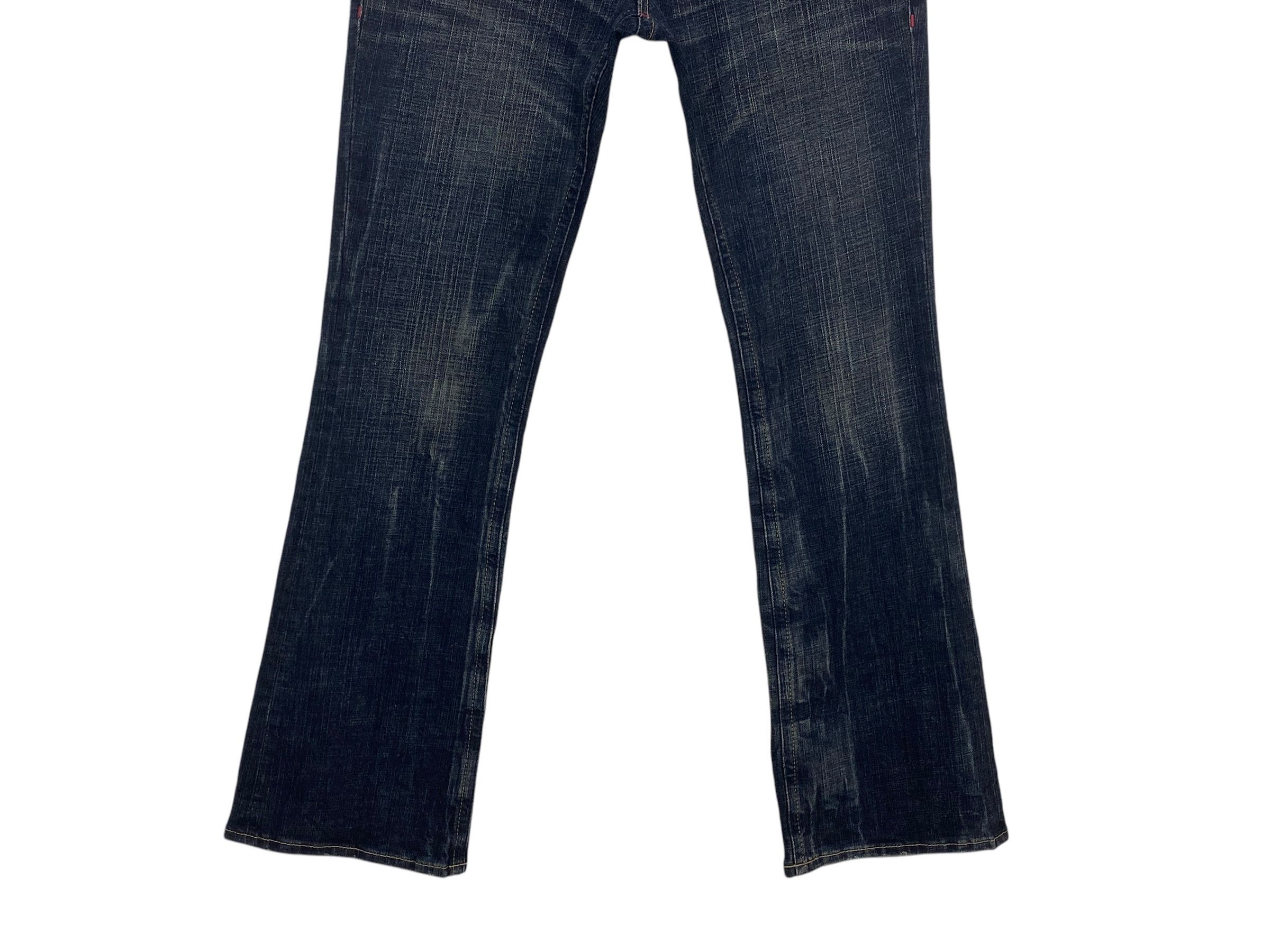 Japanese Brand Oririn Jeans Flare Jeans Punk Grunge Jeans Size 28" / US 6 / IT 42 - 5 Thumbnail