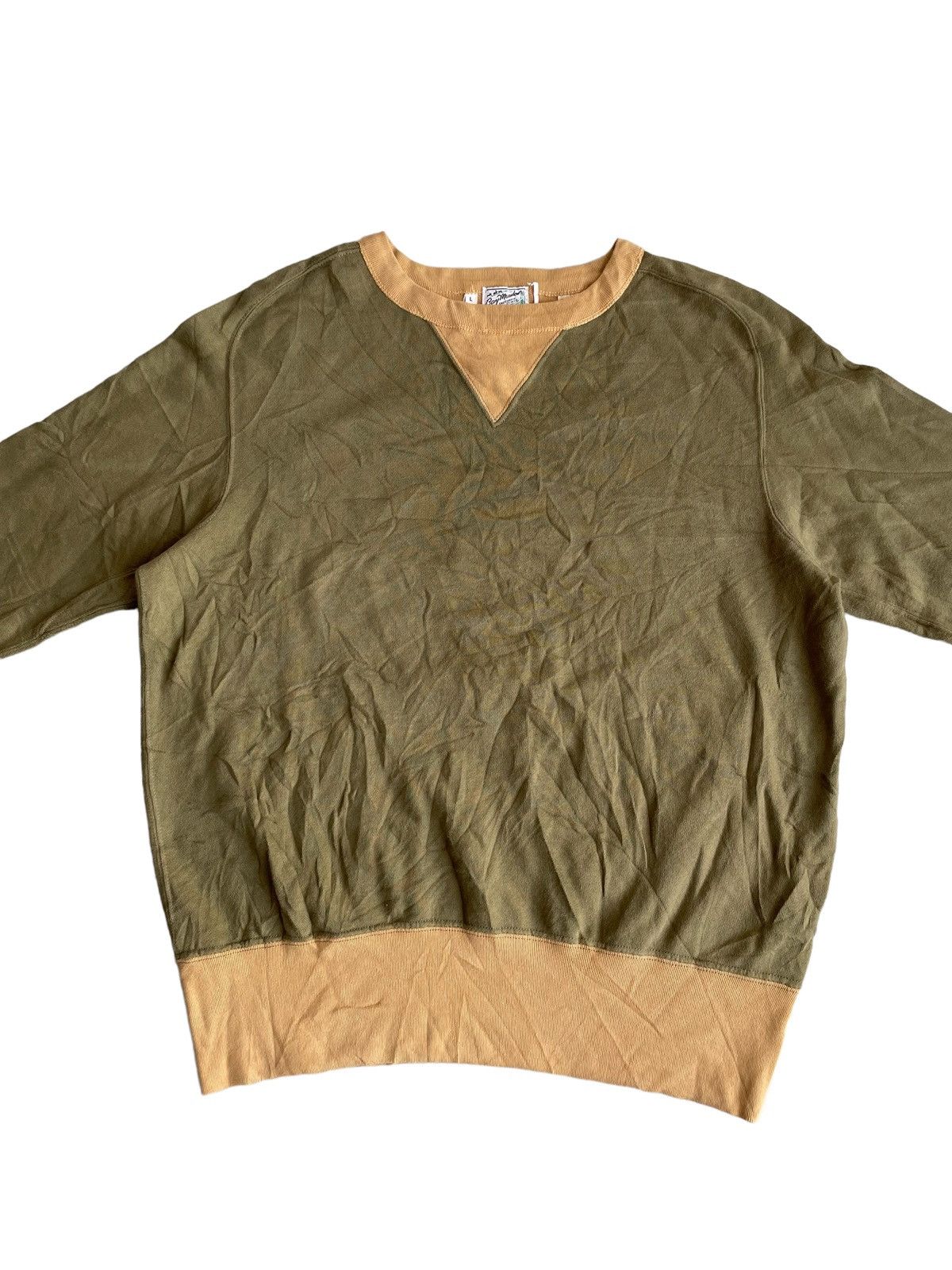 Levi's Vintage Clothing Vtg 1950s LVC Olive Bay Meadows Double V Two Tones Sweater Size US M / EU 48-50 / 2 - 4 Thumbnail