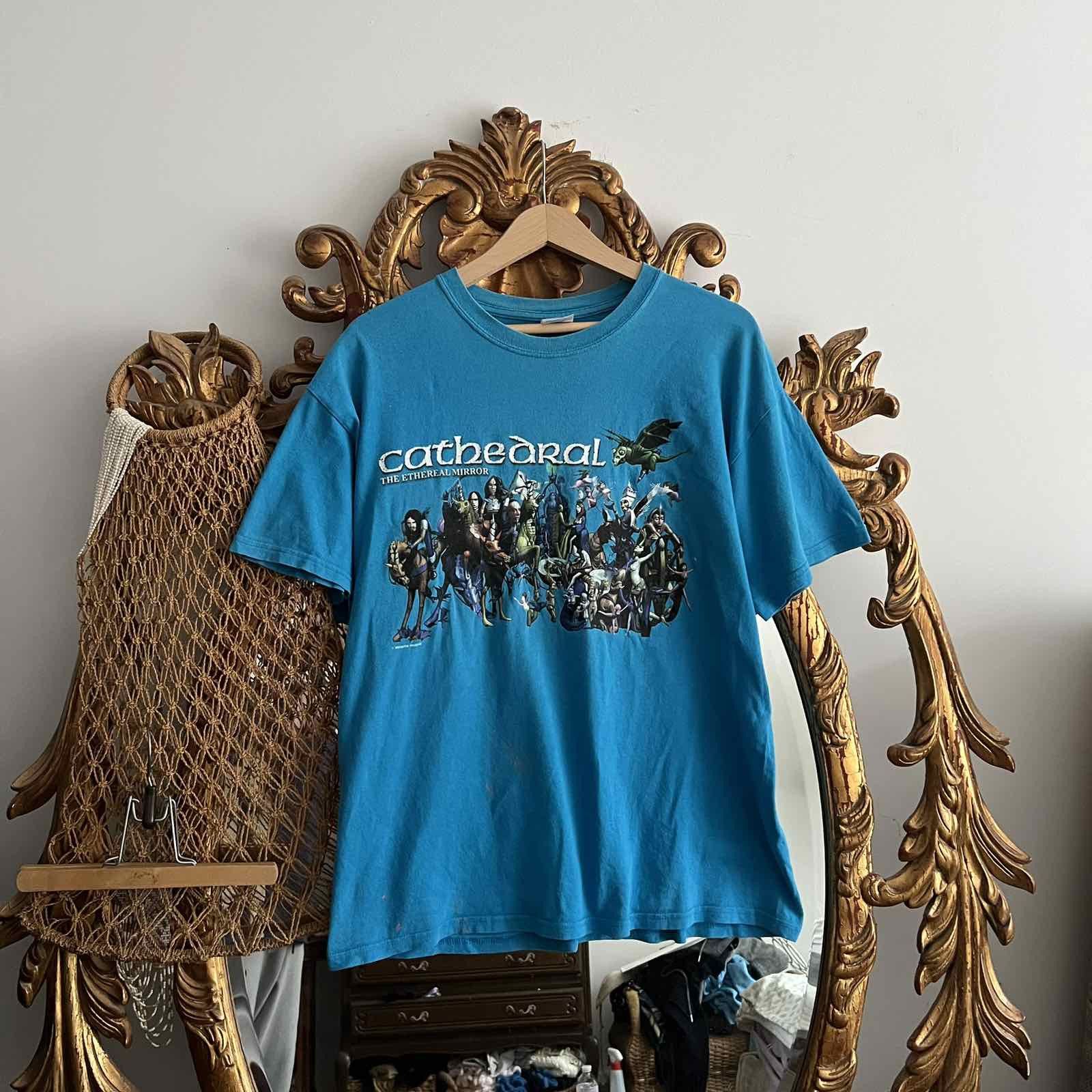 Band Tees Vintage 90s Cathedral band tee rock Sz L Size US L / EU 52-54 / 3 - 1 Thumbnail