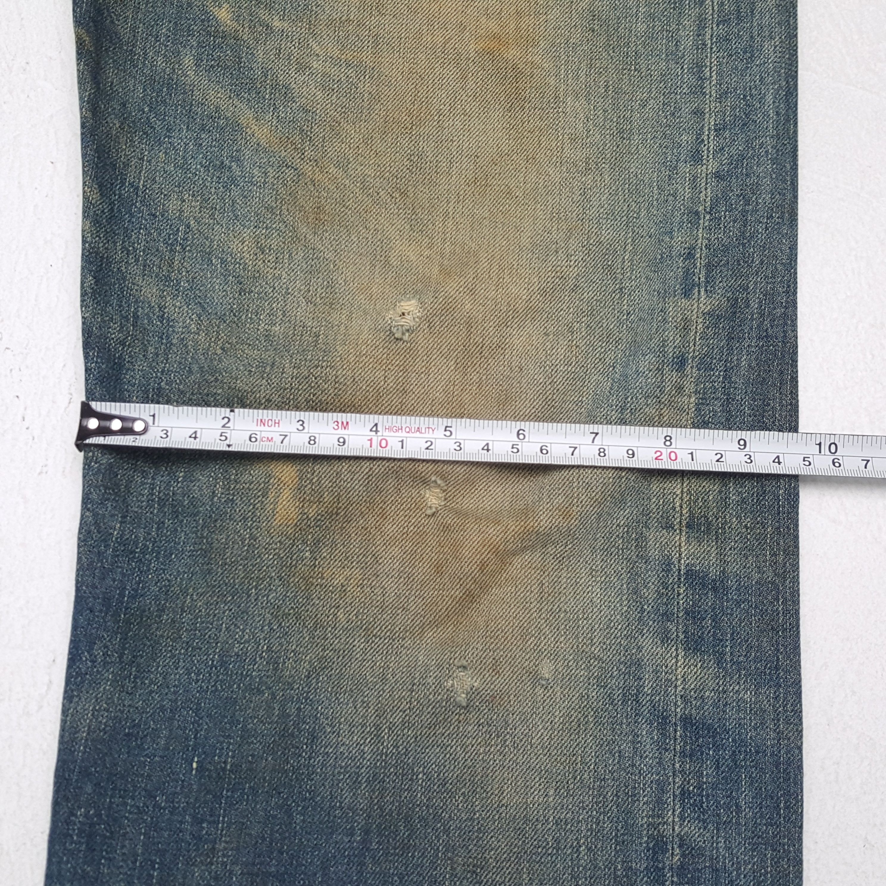 Evisu × Japanese Brand × Vintage Vintage EVISU Japanese Daicock Custom Style Distressed Jeans Size US 30 / EU 46 - 10 Thumbnail