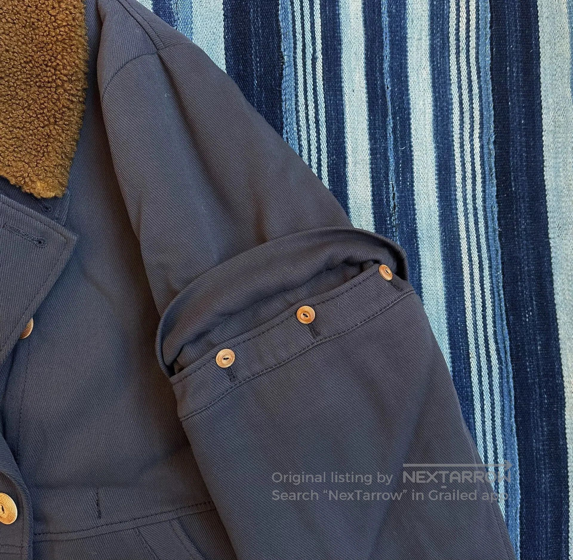 Visvim visvim howland sheepskin jacket navy blue. Size US L / EU 52-54 / 3 - 6 Thumbnail