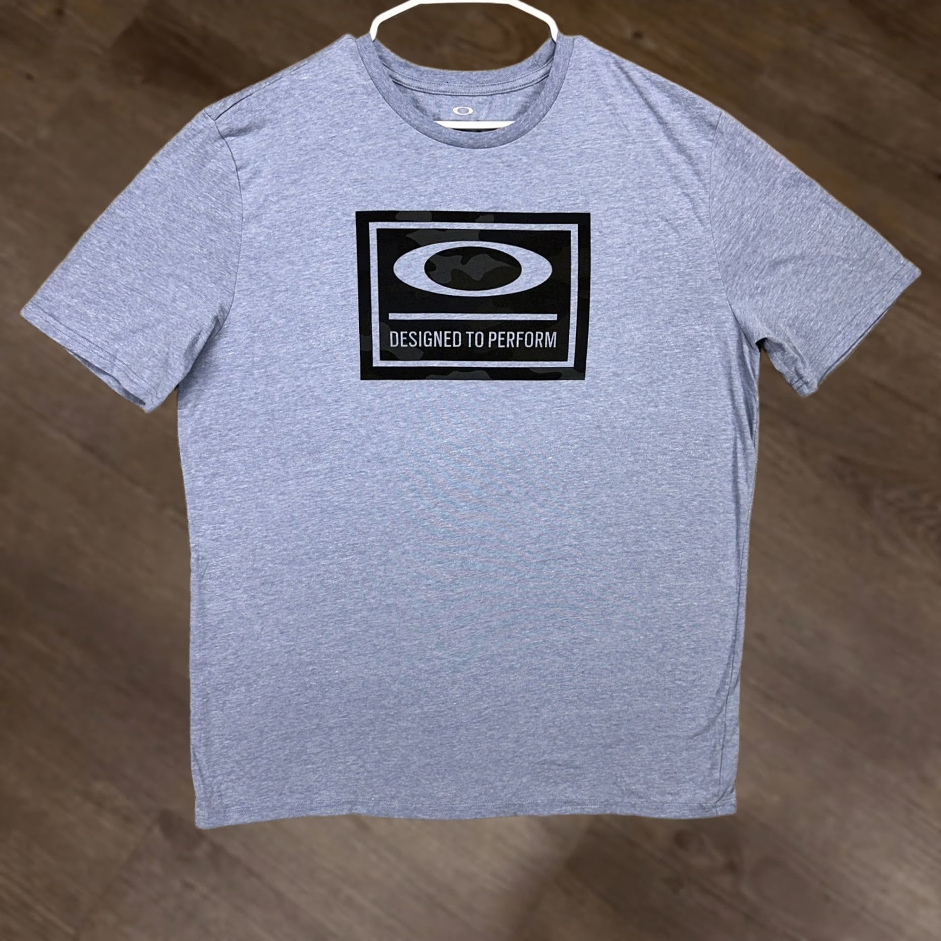 Oakley Oakley Men T-Shirt 2XL Light Blue Graphic Print Crew Neck Short Sleeve Tee Size US XXL / EU 58 / 5 - 1 Thumbnail