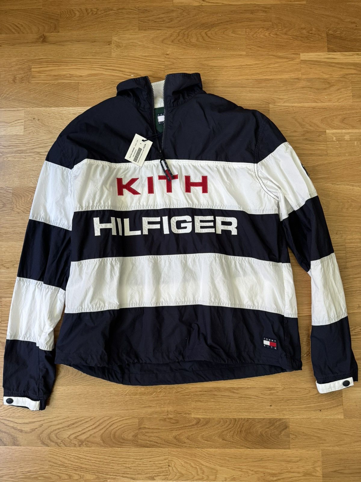 image of Kith x Tommy Hilfiger Pullover Jacket - Small - NWOT in White, Men's