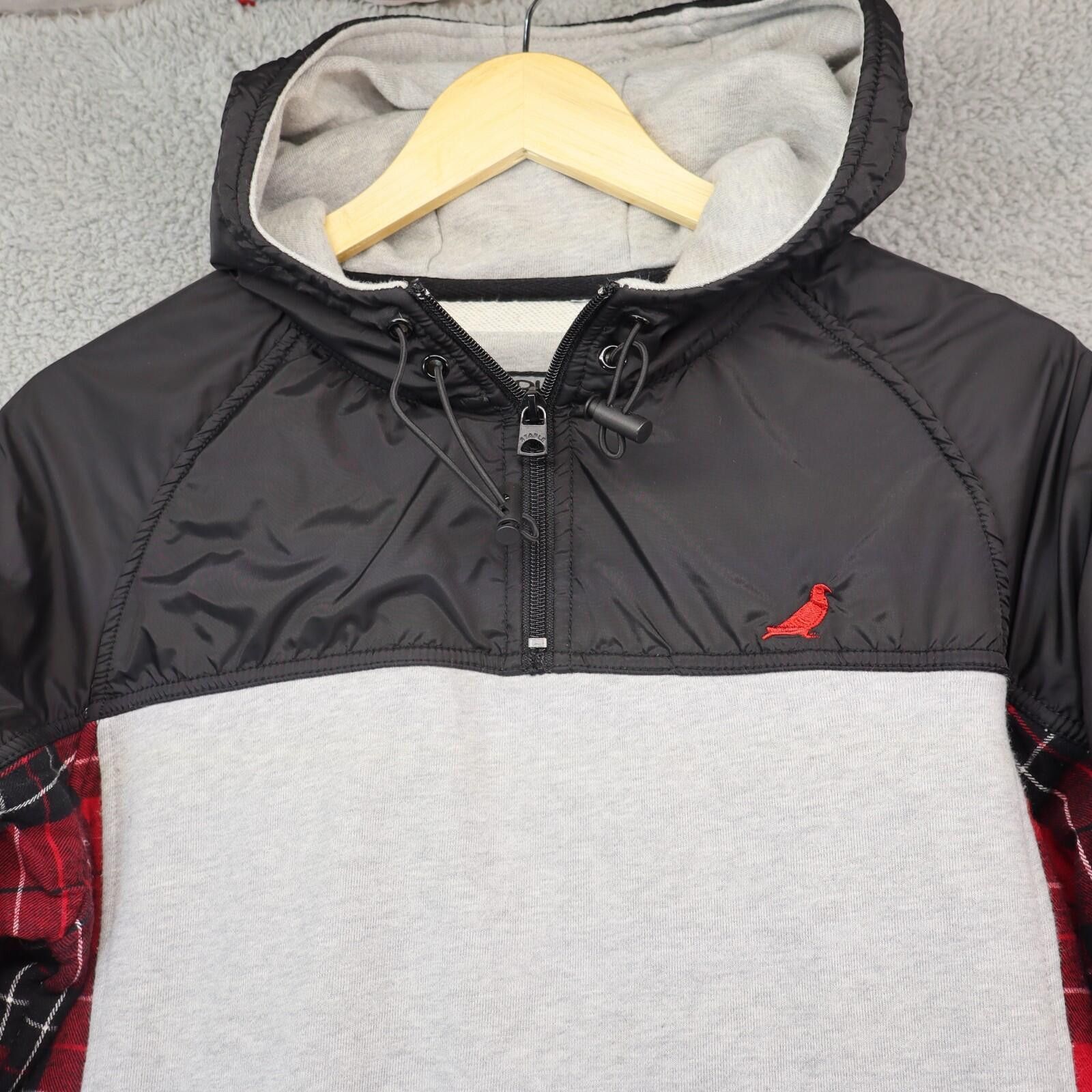 Staple Staple Pigeon Brand Plaid sweatshirt 1/4 zip Hoodie Medium Size US M / EU 48-50 / 2 - 2 Thumbnail